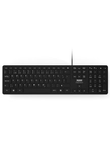 Port Designs 900754-UK keyboard USB QWERTY UK English Black