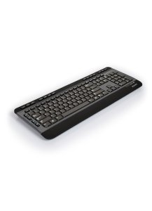 Port Designs 900901 keyboard Mouse included Office RF Wireless AZERTY French Black