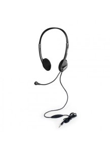 Port Designs 901603 headphones/headset Wired Head-band Office/Call center Black