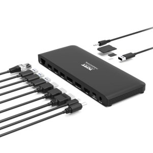 Port Designs 901910W-UK laptop dock/port replicator Wired USB 3.2 Gen 2 (3.1 Gen 2) Type-C Black