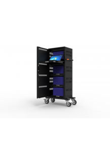 Port Designs 901965 portable device management cart/cabinet Portable device management cabinet Black