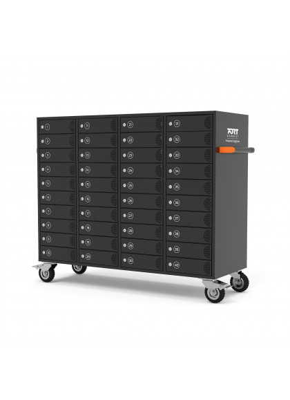 Port Designs 901969 portable device management cart/cabinet Portable device management cabinet Black