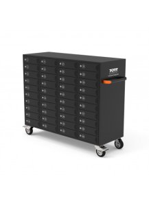 Port Designs 901969 portable device management cart/cabinet Portable device management cabinet Black