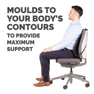 Fellowes Back Support for Office Chair - Office Suites Mesh Back Support with Mesh Fabric - H51.28 x W43.97 x D14.13cm