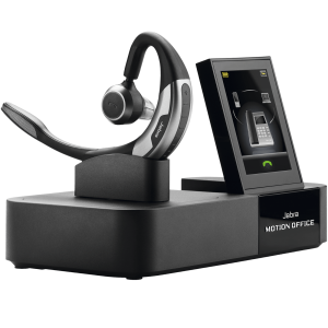 Jabra Motion Office Headset Wireless Ear-hook Office/Call center Bluetooth Black, Silver