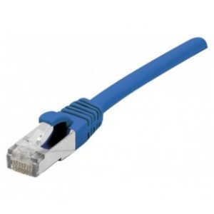 F/UTP, Cat5e, Snagless, Blue, 1 m