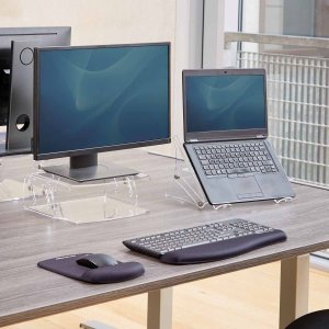 Fellowes 9731201 monitor mount / stand Transparent Desk