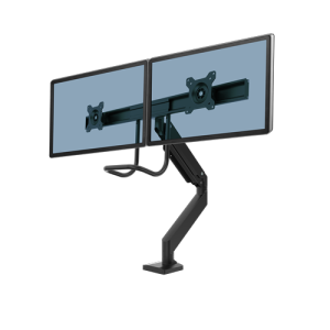 Fellowes Eppa Dual Crossbar Monitor Arm - Black