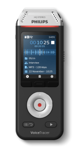 Philips Voice Tracer DVT2810/00 dictaphone Flash card Black, Chrome
