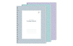 NeoLAB NDO-DN144 writing notebook A4 144 sheets Anthracite, Turquoise, Violet