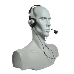 Andrea Electronics NC-185 VM USB Headset Wired Head-band Office/Call center Black, Silver