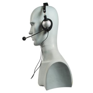 Andrea Electronics NC-185 VM USB Headset Wired Head-band Office/Call center Black, Silver