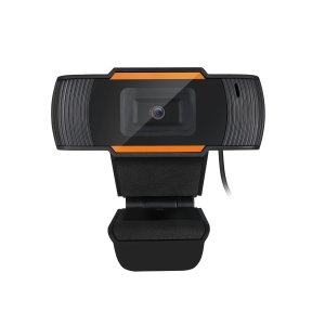 Adesso CyberTrack H2 webcam 640 x 480 pixels USB 2.0 Black, Orange