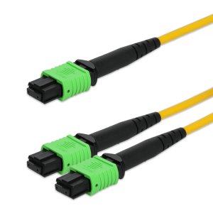AddOn Networks ADD-24FMPO-2MPO15M9SMF InfiniBand/fibre optic cable 15 m MPO 2x MPO OFNR Green, Yellow