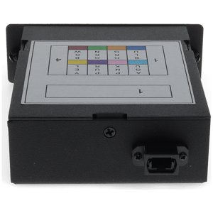 4-Bay Cassette 12-Fiber MPO In, 4 LC Duplex Out, Multi-mode Duplex OM4