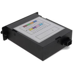 4-Bay Cassette 12-Fiber MPO In, 4 LC Duplex Out, Multi-mode Duplex OS2