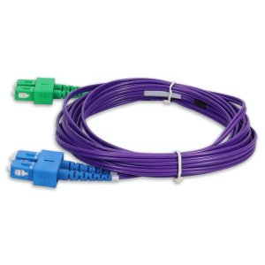 AddOn Networks ADD-ASC-SC-5M9SMF-PE InfiniBand/fibre optic cable 5 m OFNR Purple