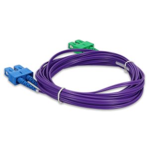AddOn Networks ADD-ASC-SC-5M9SMF-SLBL-PE InfiniBand/fibre optic cable 5 m OFNR Purple