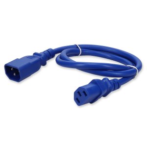 AddOn Networks ADD-C132C1414AWG15A7FTBE power cable Blue 2.13 m IEC C13 IEC C14