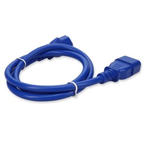 AddOn Networks ADD-C132C1414AWG15A7FTBE power cable Blue 2.13 m IEC C13 IEC C14
