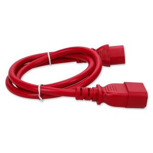 AddOn Networks ADD-C132C1414AWG7FTRD power cable Red 2.1 m IEC C13 IEC C14