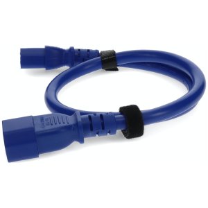 2m C13 Female to C14 Male 18AWG 100-250V at 10A Blue Power Cable