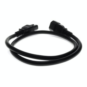 AddOn Networks ADD-C142C1514AWG15A15FT power cable Black 4.57 m IEC C14 IEC C15