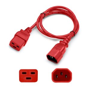 AddOn Networks ADD-C142C1914AWG6FTRD power cable Red 1.83 m C14 coupler C15 coupler