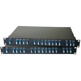 40 Channel 21-60 DWDM ADD/DROP MUX 19inch Rack Mount with LC connectors and Monitor Ports