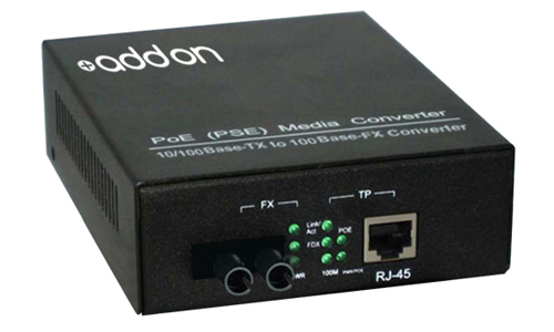 AddOn Networks ADD-FMCP-FX-ST network media converter 100 Mbit/s 1310 nm Multi-mode Black