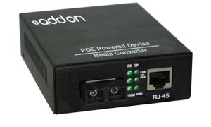 AddOn Networks 100BTX-100BFX network media converter 100 Mbit/s 1310 nm Black