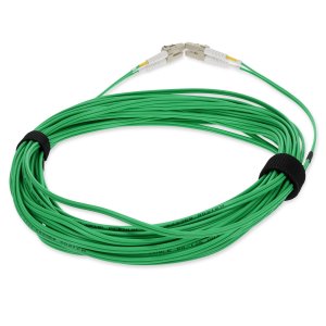 AddOn Networks ADD-LC-LC-2-5M5OM4P-GN InfiniBand/fibre optic cable 2.5 m LOMM Green