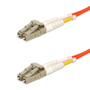 AddOn Networks ADD-LC-LC-20M6MMFP-BK InfiniBand/fibre optic cable 20 m OFNP Beige, Red