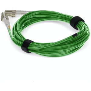 2m LC (Male) to LC (Male) Green OM4 Duplex Fiber OFNR (Riser-Rated) TAA Compliant Fiber Patch Cable