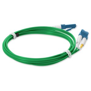 AddOn Networks ADD-LC-LC-3M9SMFP-GN-TAA InfiniBand/fibre optic cable 3 m OFNP Green