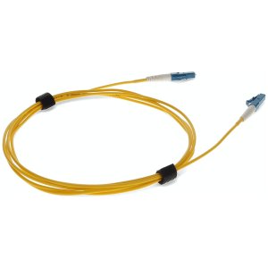 4ft LC (Male) to LC (Male) Yellow OS2 Simplex Fiber OFNR (Riser-Rated) Patch Cable with 2mm Per Strand OD