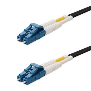 AddOn Networks 50m LC to LC Black OS2 Duplex Armored SMF Fiber Outdoor Patch Cable