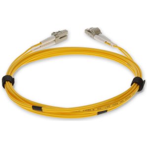 5m LC (Male) to LC (Male) Yellow OM4 Duplex Fiber OFNR (Riser-Rated) TAA Compliant Patch Cable