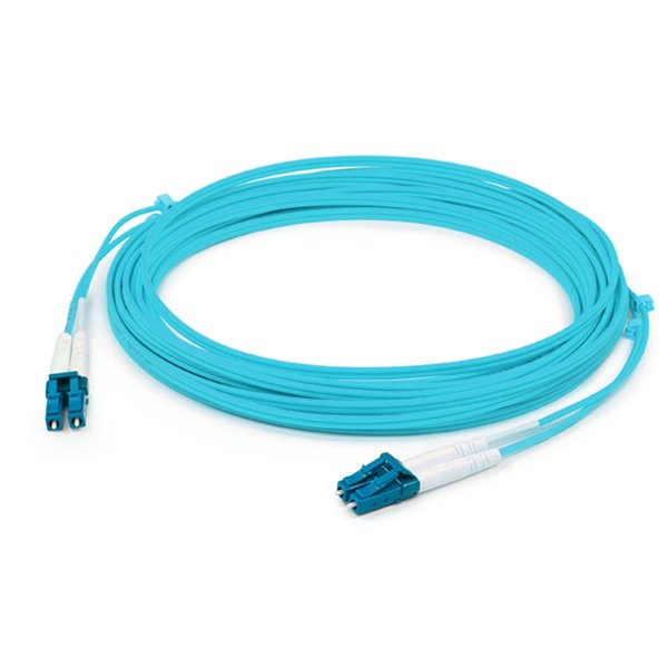 AddOn Networks ADD-LC-LC-99M5OM4 InfiniBand/fibre optic cable 99 m OFNR Aqua colour