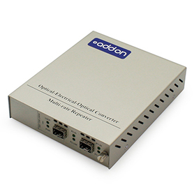 AddOn Networks ADD-MCC1GTX2SFP-FOSK network media converter 1000 Mbit/s Beige