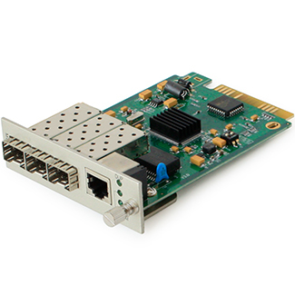 AddOn Networks ADD-MCC1GTX3SFP-FO network media converter Internal 1000 Mbit/s Green