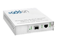 AddOn Networks ADD-MGMC-LX-2SC network media converter 1000 Mbit/s 1310 nm Single-mode White