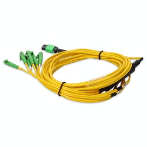 AddOn Networks ADD-MPO-4ALC3M9SMF InfiniBand/fibre optic cable 3 m 8x LC OFNR Yellow