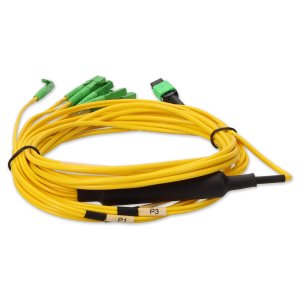 AddOn Networks ADD-MPO-4ALC3M9SMF InfiniBand/fibre optic cable 3 m 8x LC OFNR Yellow