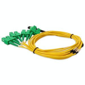 AddOn Networks ADD-MPO-4ASC2M9SMF InfiniBand/fibre optic cable 2 m 8x ASC OFNR Yellow