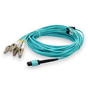 AddOn Networks ADD-MPO-4LC32M5OM4P InfiniBand/fibre optic cable 32 m 8x LC LOMM Aqua colour