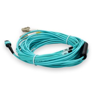 AddOn Networks ADD-MPO-4LC32M5OM4P InfiniBand/fibre optic cable 32 m 8x LC LOMM Aqua colour