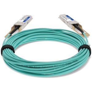 AddOn Networks ADD-Q28JUQ28MX-O10M fibre optic cable 10 m QSFP28 AOC Aqua colour