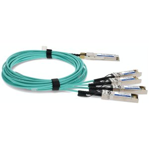 Juniper Networks JNP-100G-AOCBO-7M to Cisco SFP-25G-AOC7M Compatible TAA Compliant 100GBase-AOC QSFP28 to 4xSFP28 Active Optical Cable (MMF, 850nm, 7m)