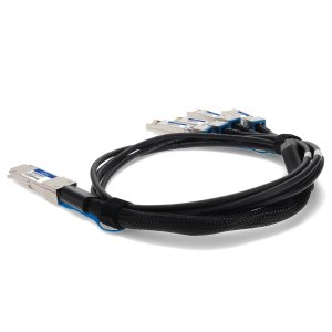 Multiple OEM to HP® 844474-B21-1-5M Compatible TAA Compliant 100GBase-CU QSFP28 to 4xSFP28 Direct Attach Cable (Passive Twinax, 1.5m)